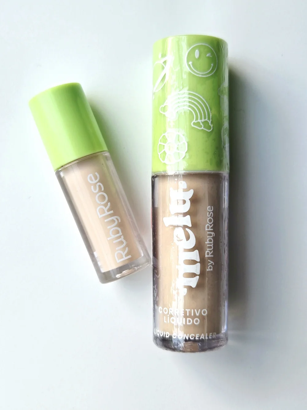 Ruby Rose Melu Liquid Concealer Set - Amendoim 2 & Baunilha 1 Mini Size